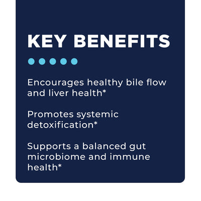 CellCore Step 3 Whole Body Immune Support graphic listing key benefits for bile flow, detoxification, gut and immune health