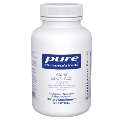 Pure Encapsulations Alpha Lipoic Acid 600 mg – High-Potency Antioxidant Support, 120 Capsules