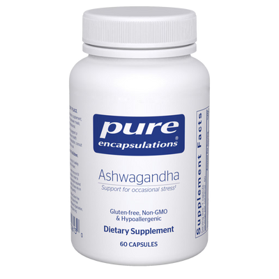 Pure Encapsulations Ashwagandha 500 mg – Stress Resilience Herbal Extract, 60 Capsules