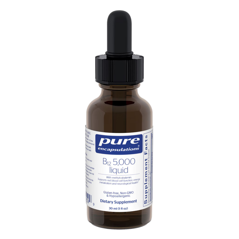 Pure Encapsulations B12 5000 Liquid 5,000 mcg – High-Potency B12 Liquid, 30 mL