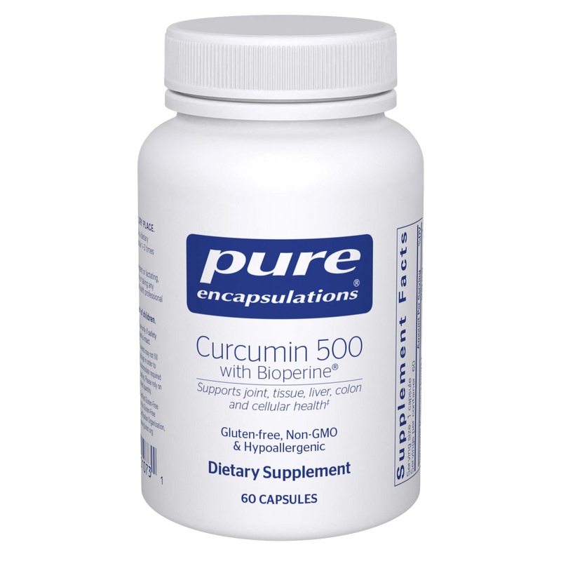 Pure Encapsulations Curcumin 500 with BioPerine 500 mg – Joint and Antioxidant Support, 60 Capsules