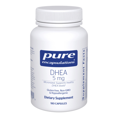Pure Encapsulations DHEA 5 mg – Micronized Hormone Balance Support, 180 Capsules