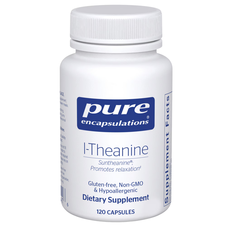 Pure Encapsulations L-Theanine – Relaxation & Focus Support, 120 Capsules
