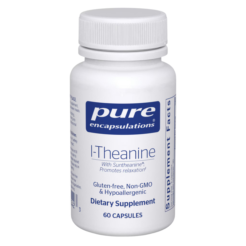 Pure Encapsulations L-Theanine – Relaxation & Focus Support, 60 Capsules