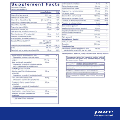 Pure Encapsulations Men's Nutrients – Men's 40+ Multivitamin, 180 Capsules