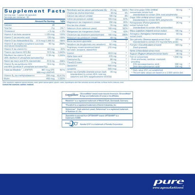 Pure Encapsulations Men's Pure Pack – Men's Daily Nutrient Program, 30 Packets