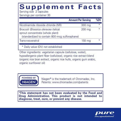 Pure Encapsulations NR Longevity – Cellular Longevity Support, 60 Capsules