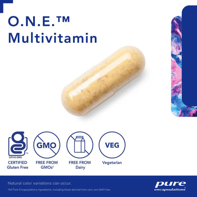 Pure Encapsulations O.N.E. Multivitamin – Once-Daily Multivitamin, 30 Capsules