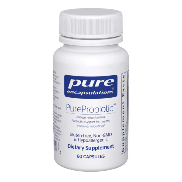 Pure Encapsulations PureProbiotic Allergen Free 5 Billion CFU – Hypoallergenic Probiotic Formula, 60 Capsules
