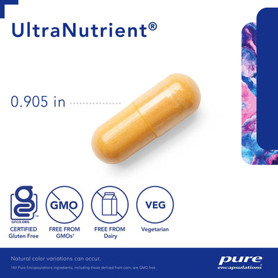Pure Encapsulations UltraNutrient – Enhanced Daily Multivitamin Complex, 180 Capsules