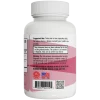 Back of Integrative Peptides Can't Weight 60 capsules bottle showing supplement facts, directions, and pink-white label design