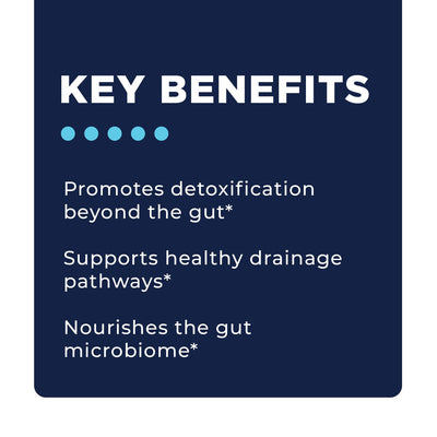 CellCore Biosciences Phase 4A: Systemic Detox key benefits text graphic on a dark blue background