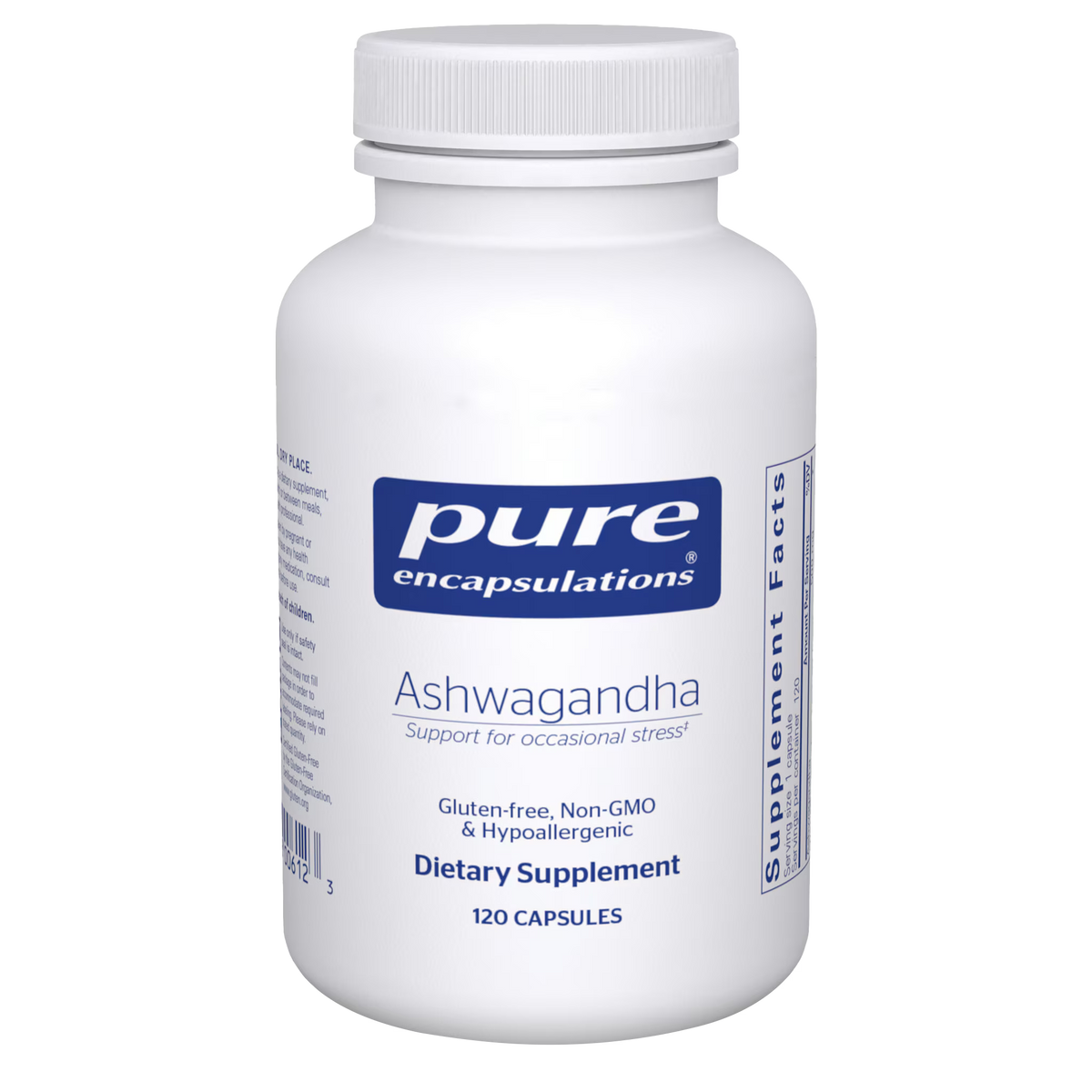 Pure Encapsulations Ashwagandha 500 mg – Stress Resilience Support, 120 Capsules