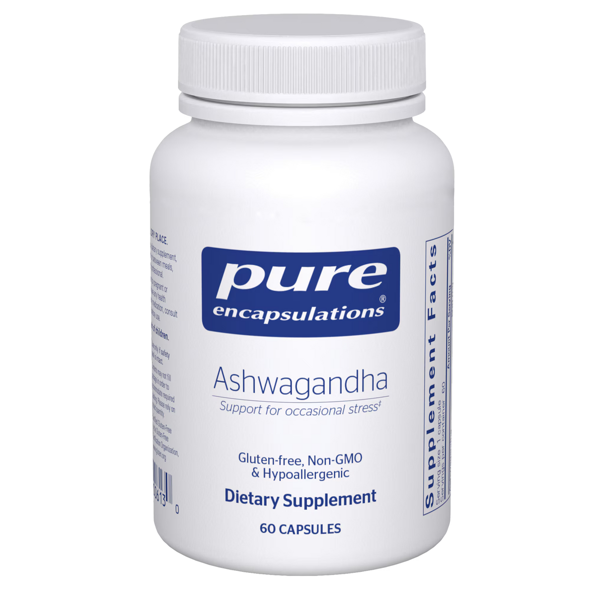 Pure Encapsulations Ashwagandha 500 mg – Stress Resilience Herbal Extract, 60 Capsules