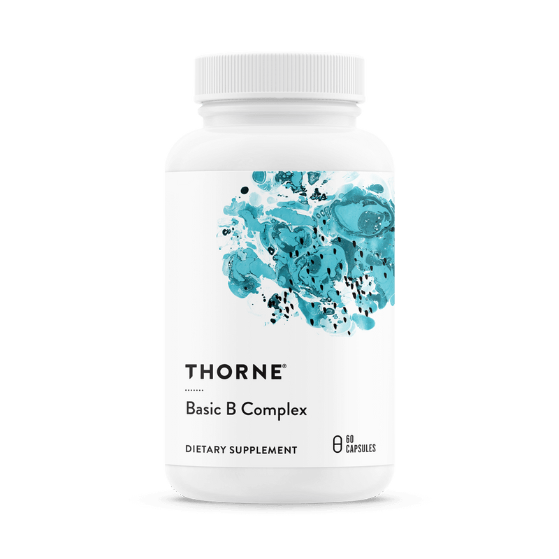 Thorne Thorne Basic B Complex – Activated B-Complex Formula, 60 Capsules