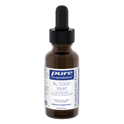 Pure Encapsulations B12 5000 Liquid 5,000 mcg – High-Potency B12 Liquid, 30 mL