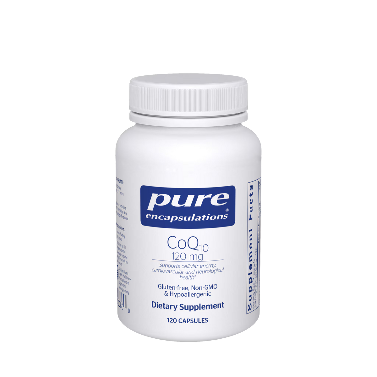 Pure Encapsulations CoQ10 120 mg – Cardiovascular and Energy Support, 120 Capsules
