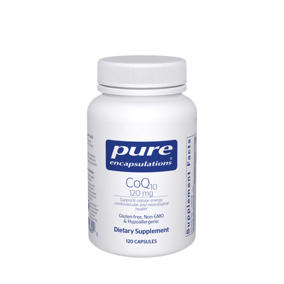 Pure Encapsulations CoQ10 120 mg – Cardiovascular and Energy Support, 120 Capsules
