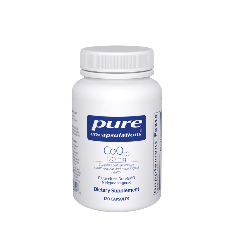 Pure Encapsulations CoQ10 120 mg – Cardiovascular and Energy Support, 120 Capsules