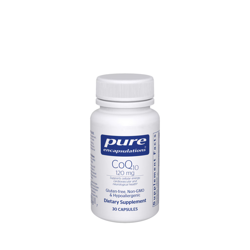 Pure Encapsulations CoQ10 120 mg – Cellular Energy & Heart Health, 60 Capsules