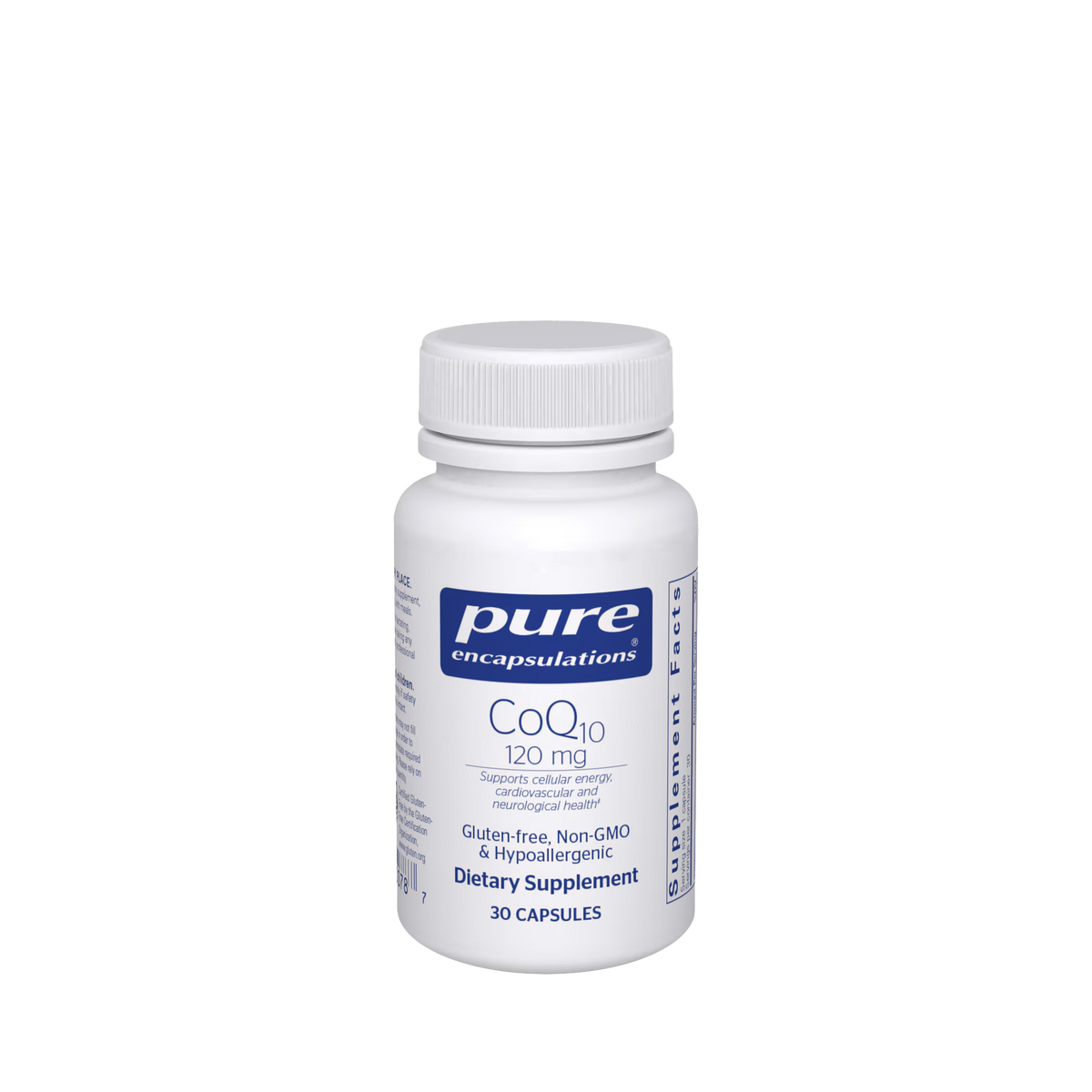 Pure Encapsulations CoQ10 120 mg – Cellular Energy and Heart Health, 30 Capsules