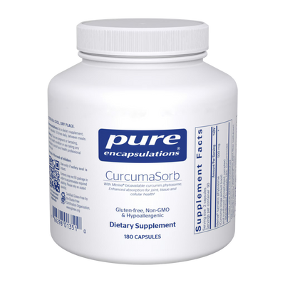 Pure Encapsulations CurcumaSorb 250 mg – Curcumin Phytosome Formula, 180 Capsules