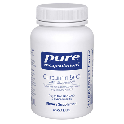 Pure Encapsulations Curcumin 500 with BioPerine 500 mg – Joint and Antioxidant Support, 60 Capsules