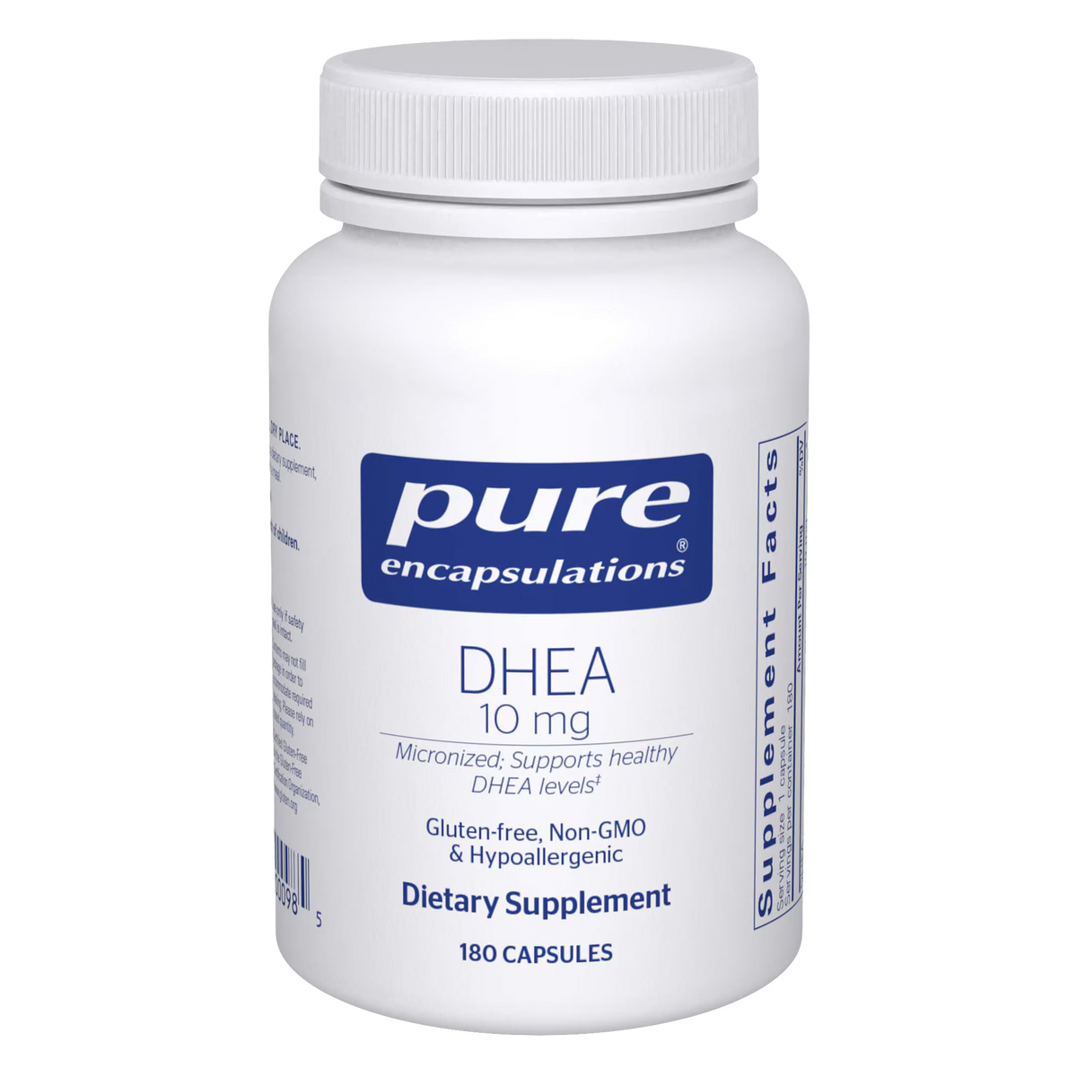Pure Encapsulations DHEA 10 mg – Low-Dose Hormone Support, 180 Capsules