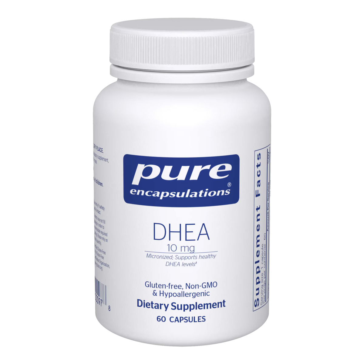 Pure Encapsulations DHEA 10 mg – Adrenal and Mood Support, 60 Capsules