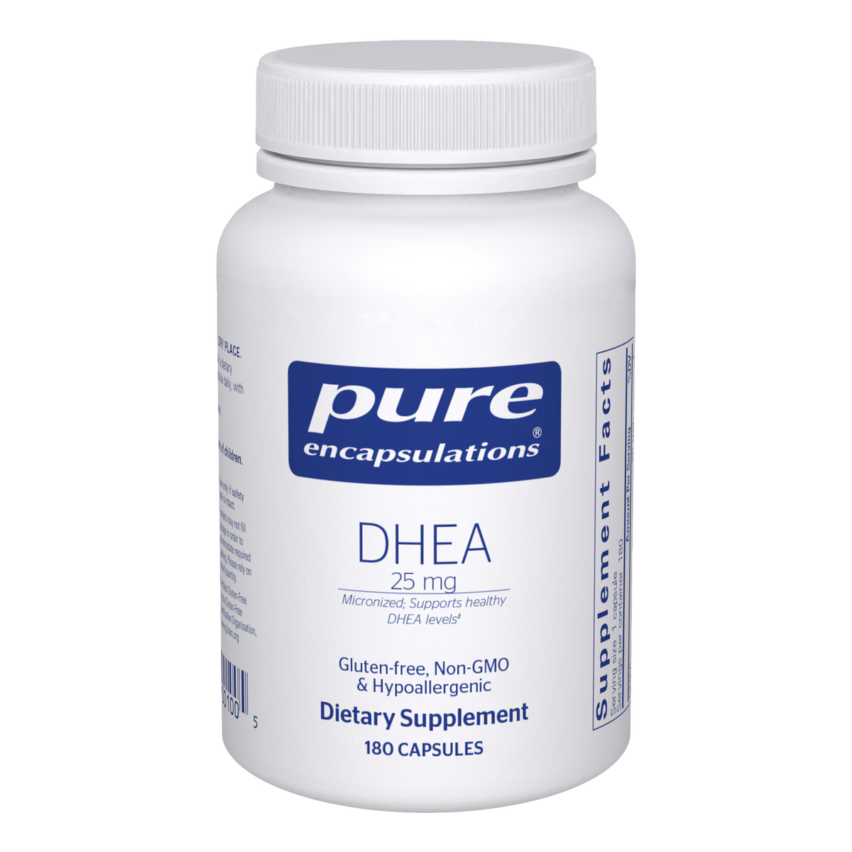 Pure Encapsulations DHEA 25 mg – Hormone Balance Support, 180 Capsules