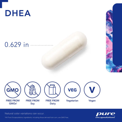 Pure Encapsulations DHEA 25 mg – Hormonal Balance Support, 60 Capsules