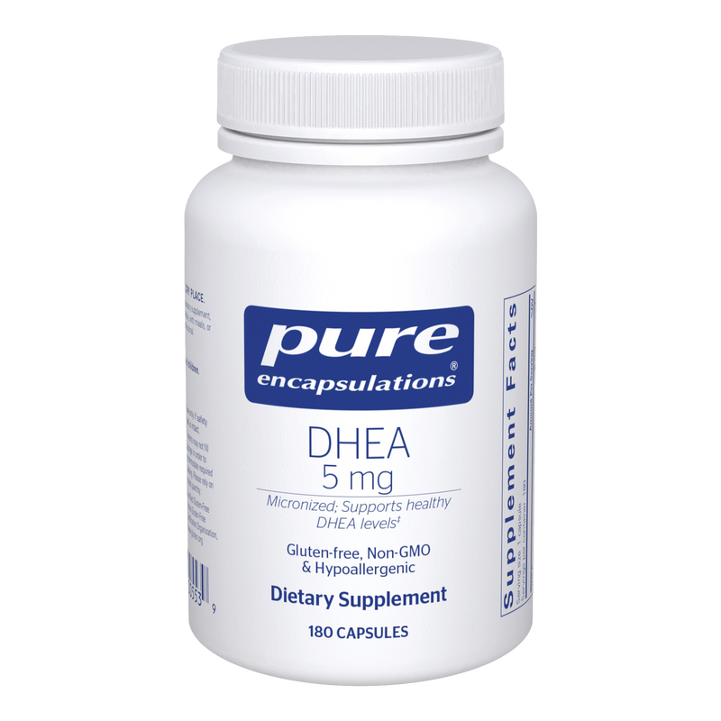Pure Encapsulations DHEA 5 mg – Micronized Hormone Balance Support, 180 Capsules