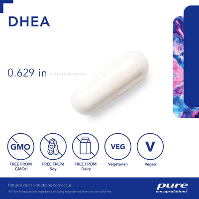 Pure Encapsulations DHEA 5 mg – Adrenal Hormone Support, 60 Capsules