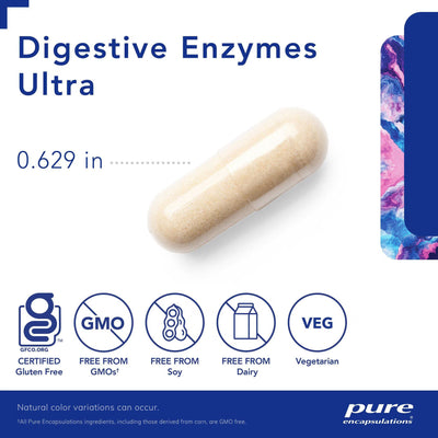 Pure Encapsulations Digestive Enzymes Ultra – Broad-Spectrum Digestive Enzymes, 180 Capsules