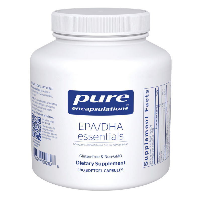 Pure Encapsulations EPA/DHA Essentials – Cardiovascular and Cognitive Support, 180 Capsules
