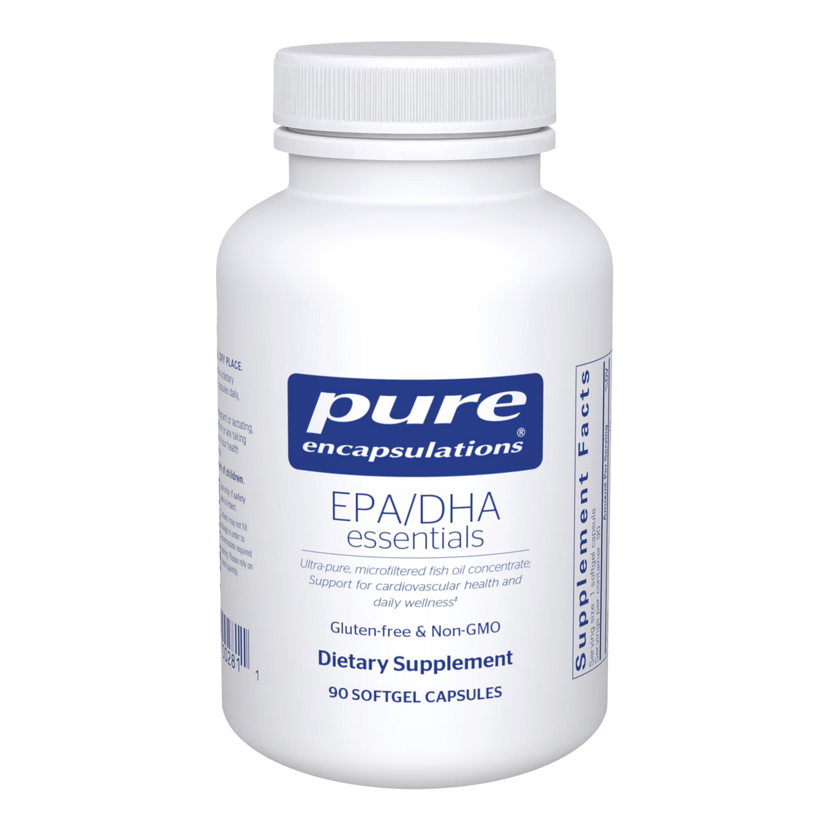 Pure Encapsulations EPA/DHA Essentials – Omega-3 Fish Oil, 90 Capsules