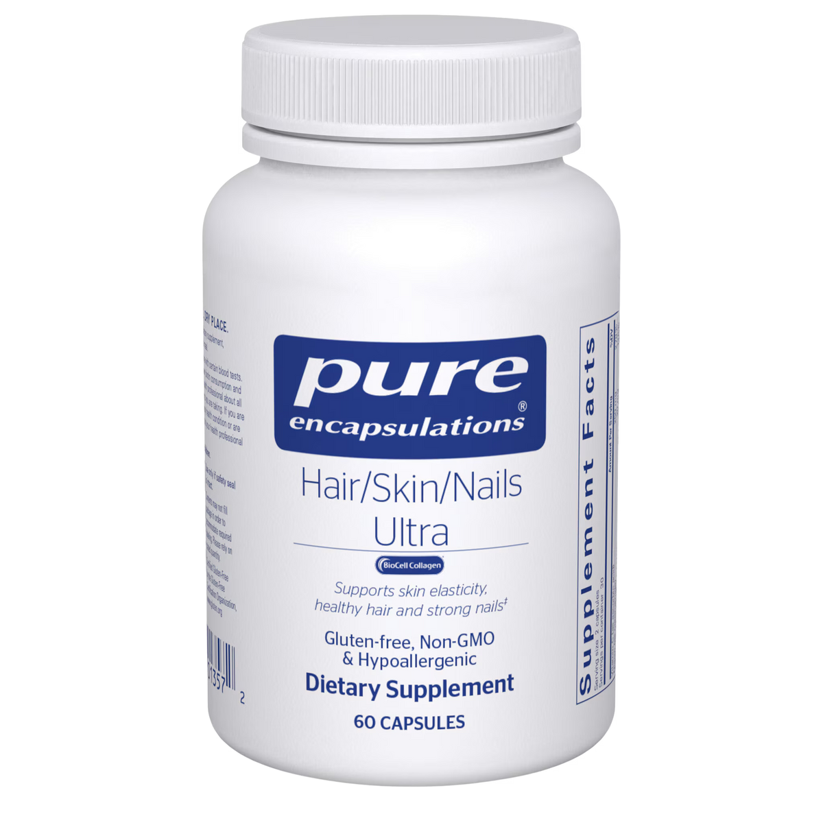 Pure Encapsulations Hair/Skin/Nails Ultra – Hair Skin And Nail Support, 60 Capsules