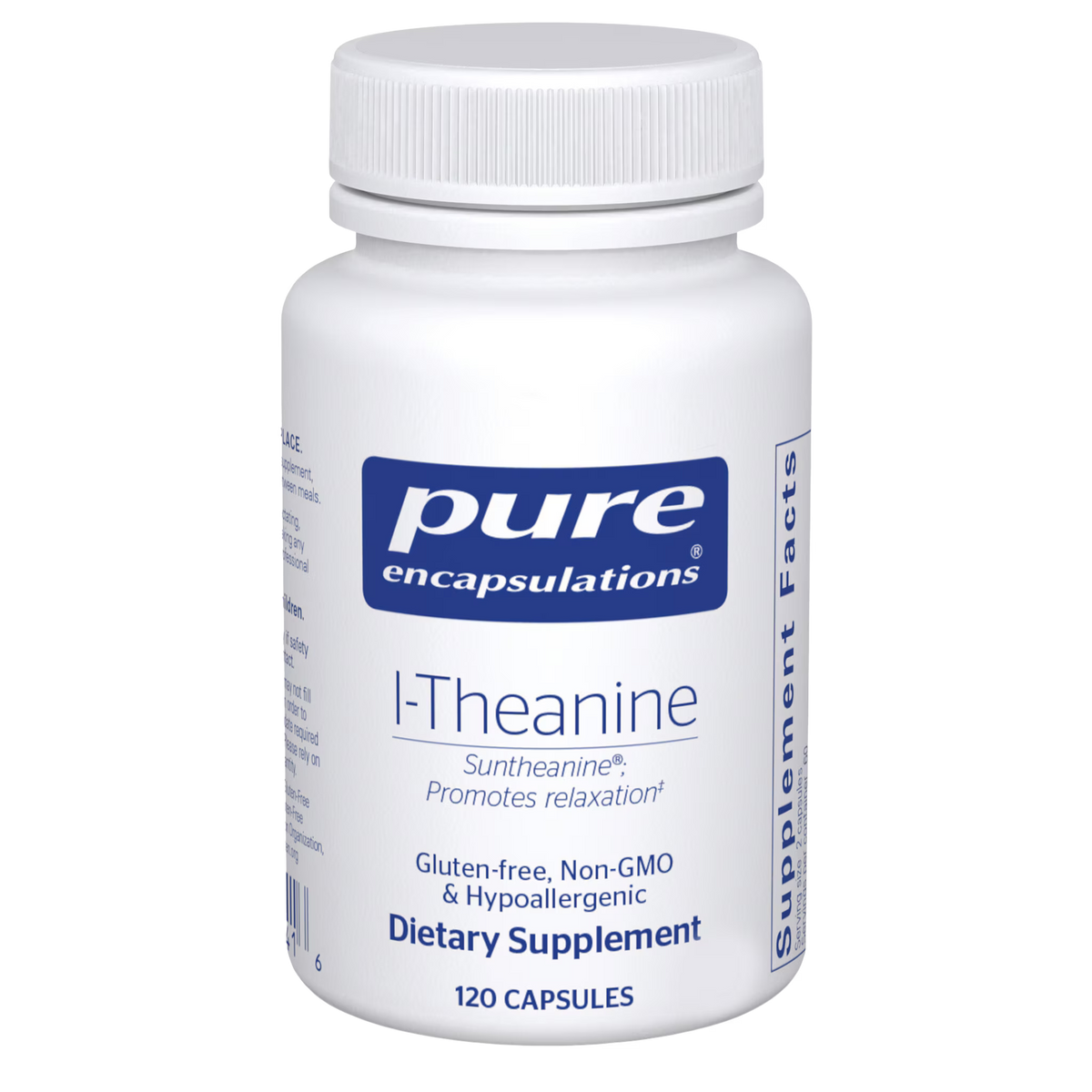 Pure Encapsulations L-Theanine – Relaxation & Focus Support, 120 Capsules