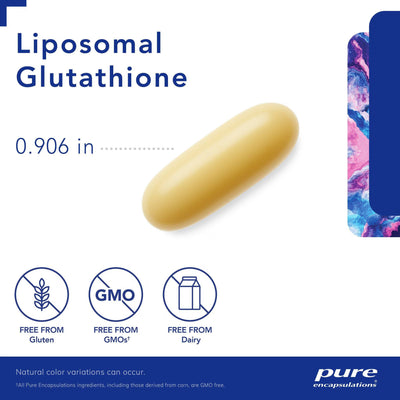 Pure Encapsulations Liposomal Glutathione – Liposomal Antioxidant Support, 30 Capsules