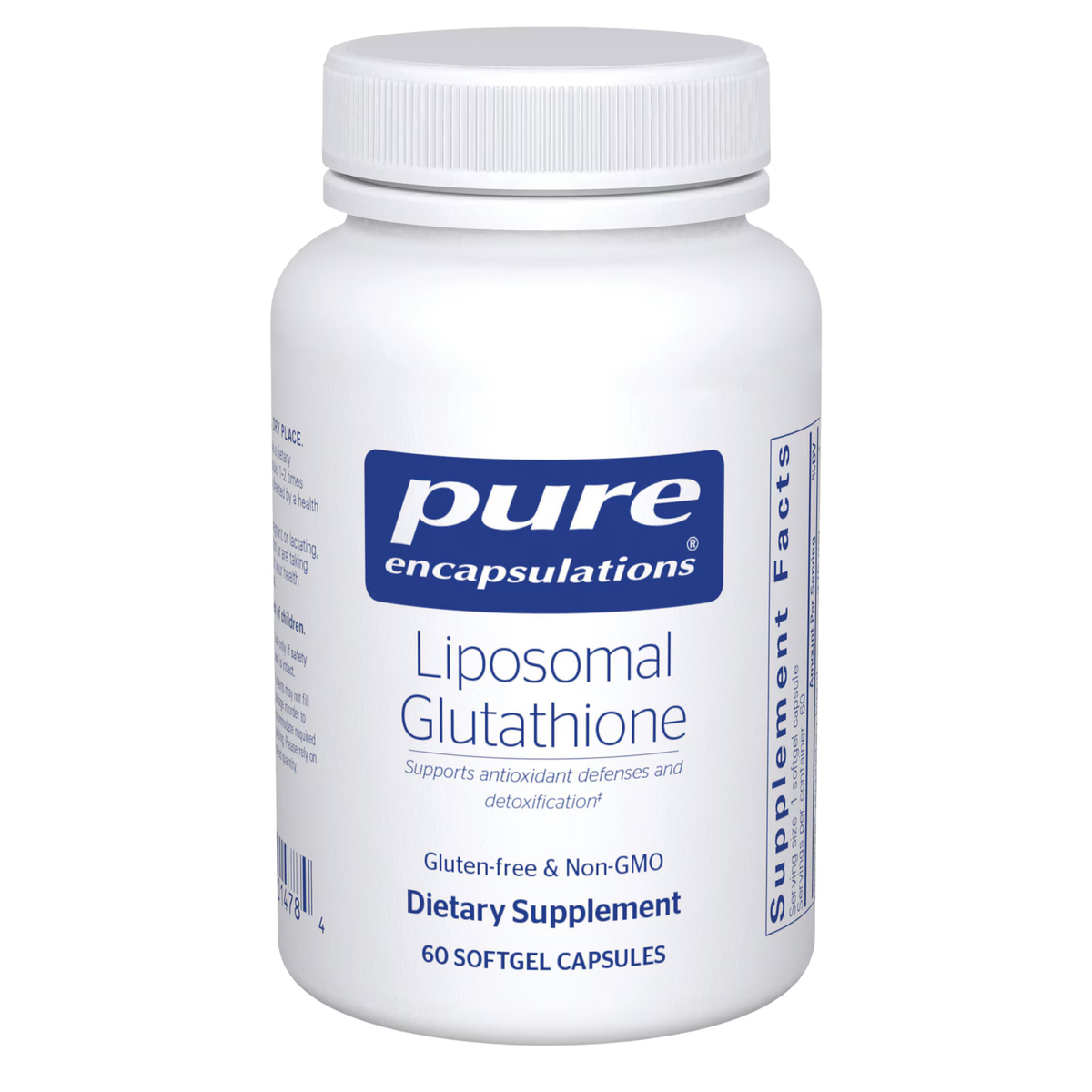 Pure Encapsulations Liposomal Glutathione – Cellular Antioxidant Defense, 60 Capsules