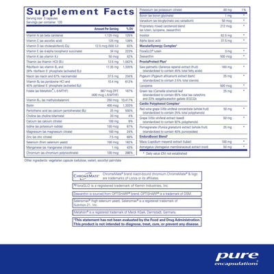 Pure Encapsulations Men's Nutrients – Men's Multivitamin Formula, 360 Capsules