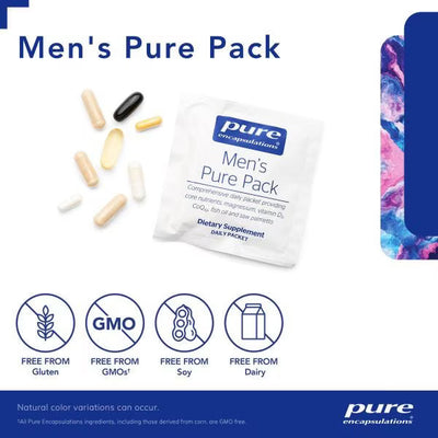 Pure Encapsulations Men's Pure Pack – Men's Daily Nutrient Program, 30 Packets