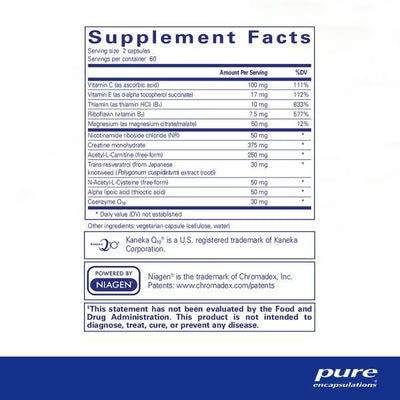 Pure Encapsulations Mitochondria-ATP – Cellular Energy Support, 120 Capsules