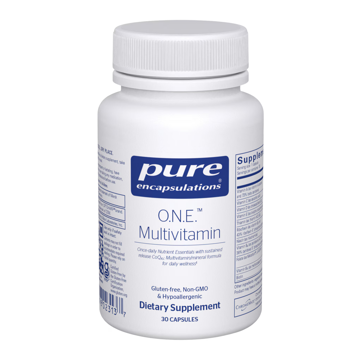 Pure Encapsulations O.N.E. Multivitamin – Once-Daily Multivitamin, 30 Capsules