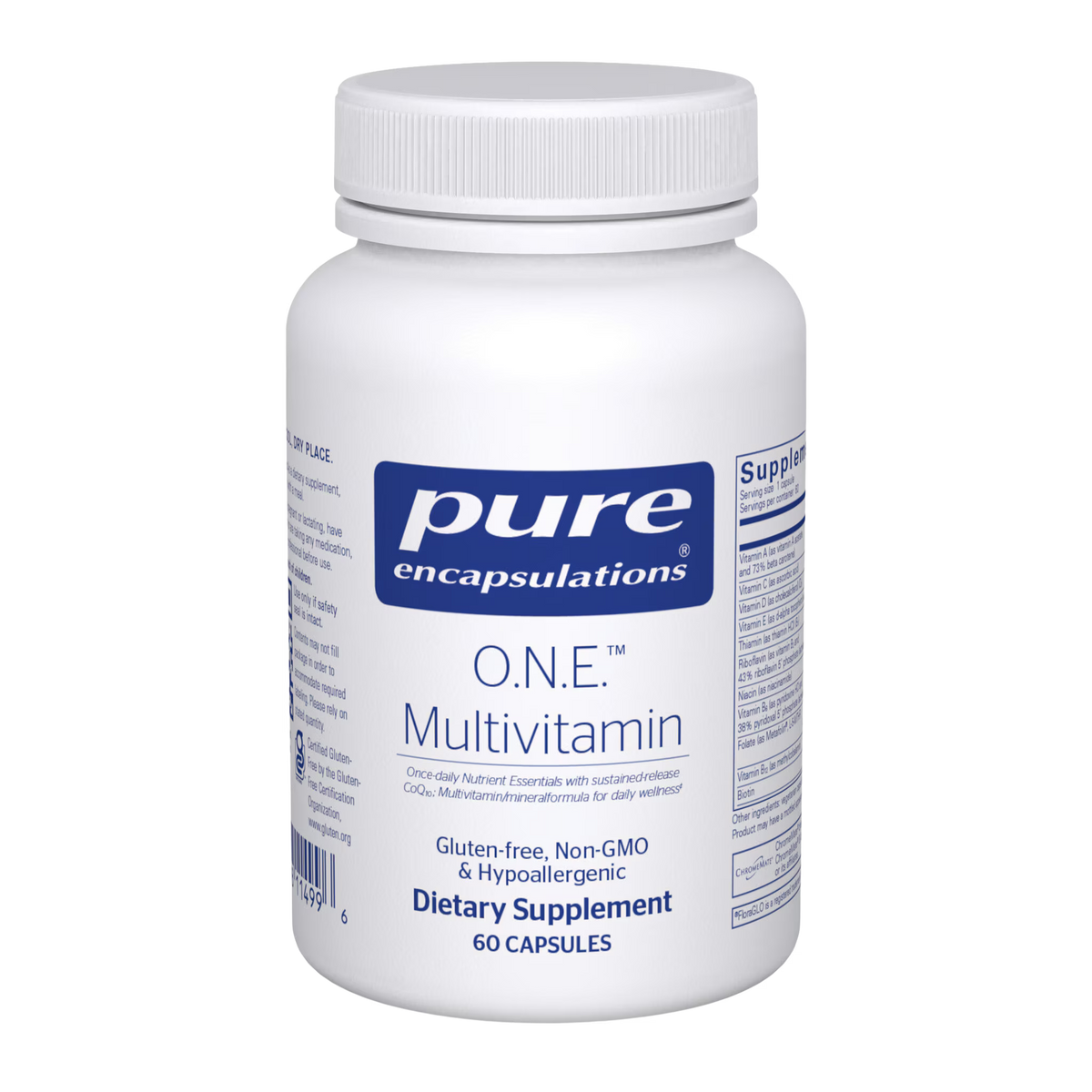 Pure Encapsulations O.N.E. Multivitamin – Once-Daily Multivitamin, 60 Capsules