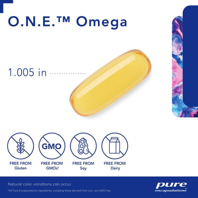 Pure Encapsulations O.N.E. Omega – High-Potency Omega-3 Formula, 30 Capsules