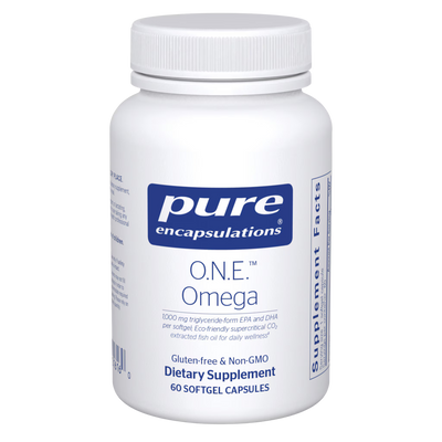 Pure Encapsulations O.N.E. Omega – High-Potency Omega-3 Fish Oil, 60 Capsules