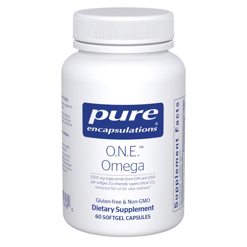 Pure Encapsulations O.N.E. Omega – High-Potency Omega-3 Fish Oil, 60 Capsules