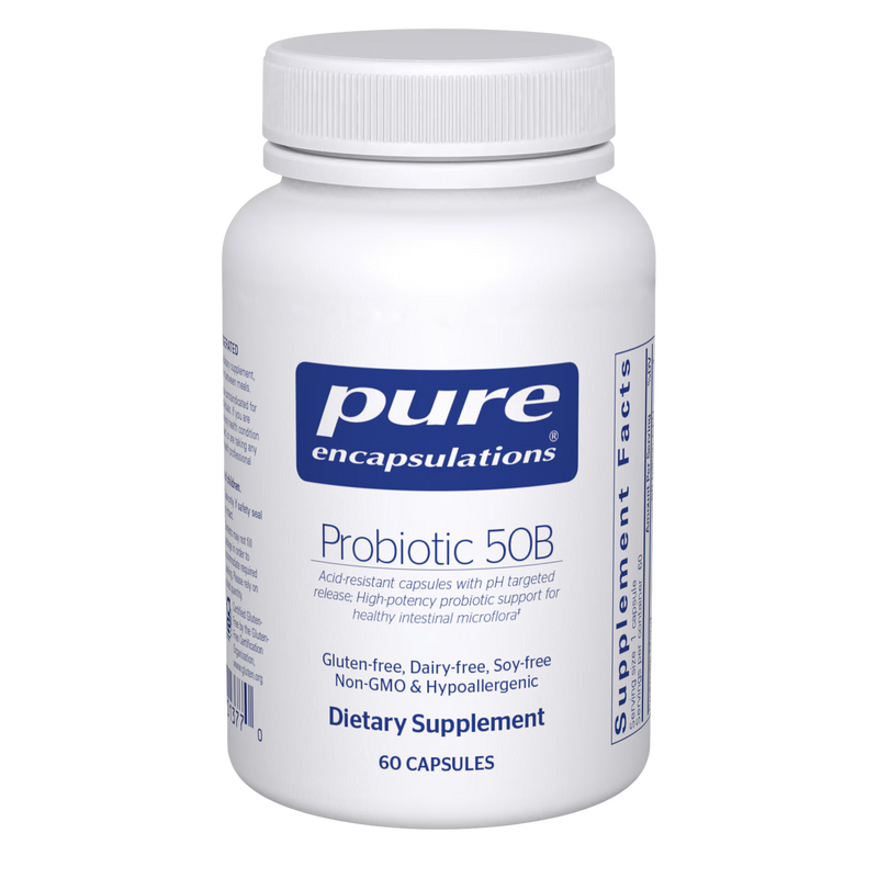 Pure Encapsulations Probiotic 50B 50 Billion CFU – High-Potency Probiotic Formula, 60 Capsules