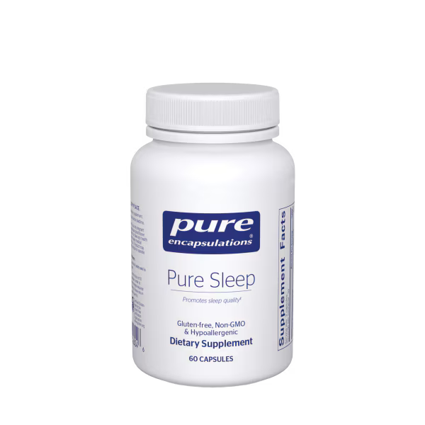 Pure Encapsulations PureSleep – Nighttime Relaxation Formula, 60 Capsules